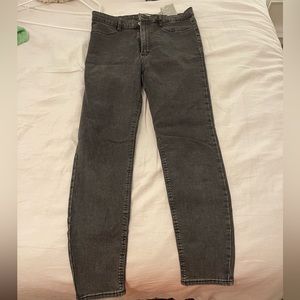 Zara light washed black jeans. Sz 10